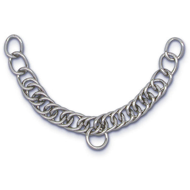 Buy Myler Heavy Stainless Steel English Double Curb Chain - Bit Size One Size| Online for Equine