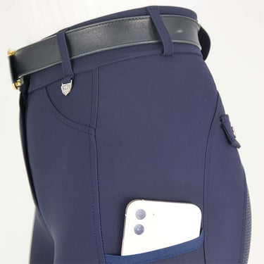 Buy Woof Wear Hybrid Full Seat Navy Riding Tights| Online for Equine