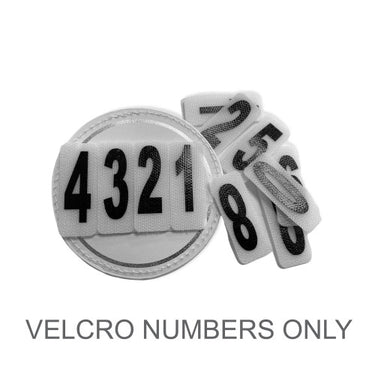Equetech Competition Number - Four Number Conversion Sets - Colour White