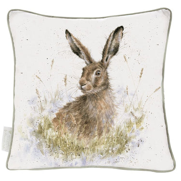 Buy Wrendale Large 'Into The Wild' Hare Cushion - Online for Equine