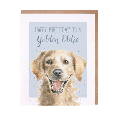 Wrendale 'Golden Oldie' Labrador Birthday Card