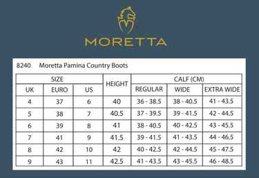 Buy Shires Moretta Pamina Country Boots Fitting Guide | Online for Equine