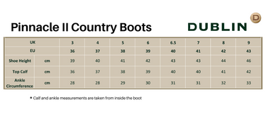 Buy Dublin Pinnacle II Laced Country Boots| Online for Equine