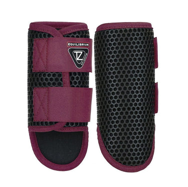 Buy Equilibrium Breathable Tri-Zone Brushing Boots Plum | Online for Equine