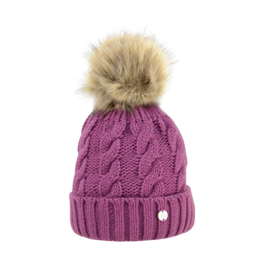 HyFASHION Melrose Cable Knit Bobble Hat