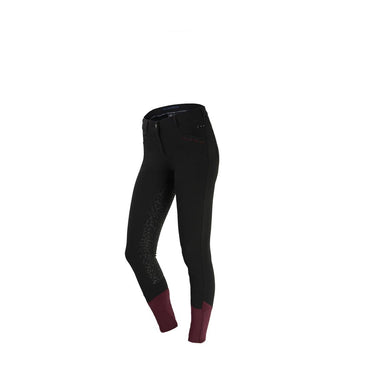 Buy Coldstream Learmouth Ladies Black/Windsor Wine Breeches | Online for Equine