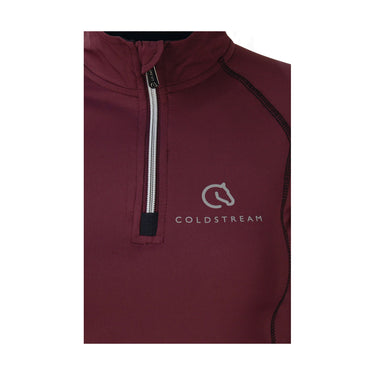 Buy Coldstream Lennel Ladies Wine/Black Base Layer | Online for Equine