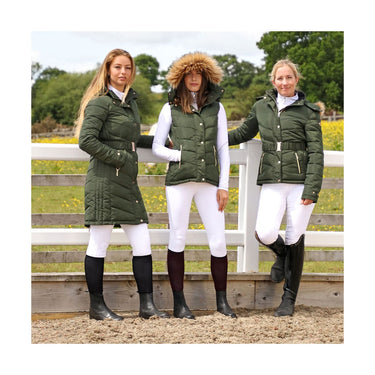 Buy Coldstream Cornhill Ladies Fern Green Quilted Coat | Online for Equine