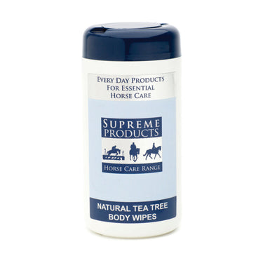 Supreme Products Natural Tea Tree Body Wipes - Size 100 Wipes