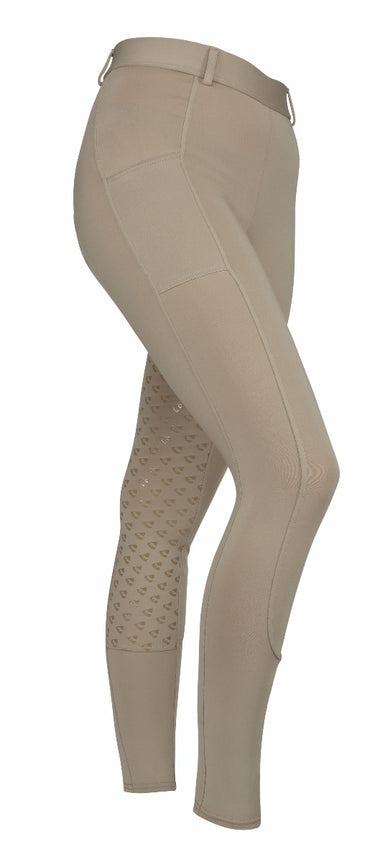 Buy Shires Aubrion Albany Beige Ladies Riding Tights| Online for Equine