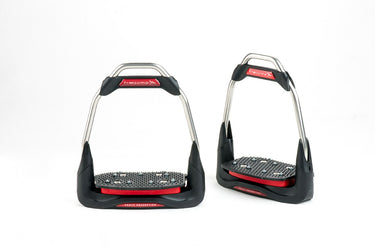 Buy Freejump Air'S Stirrups - Black/Red (10 - 30) - Online for Equine