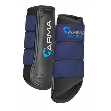 Buy the Shires ARMA Navy Neoprene Brushing Boots | Online for Equine