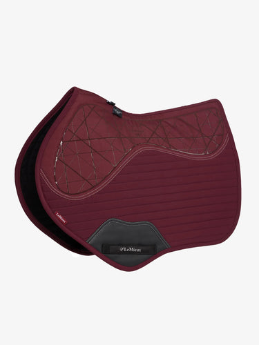 LeMieux Soft Shell Anti Slip Close Contact Square Burgundy