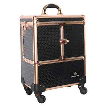 Buy Imperial Riding Big Shiny Grooming Box On Wheels-Rose Gold| Online for Equine