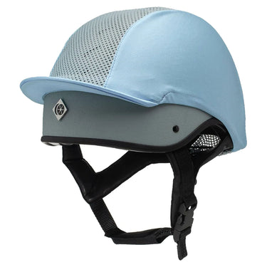 Charles Owen This Esme Ventilated Baby Blue Lycra Hat Silk
