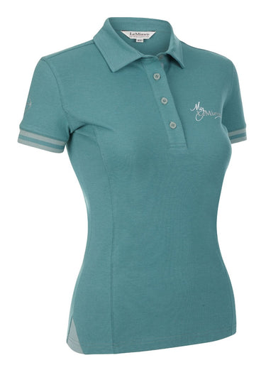 Buy LeMieux Ladies Polo Shirt - X Large (UK 14) - Sage| Online for Equine