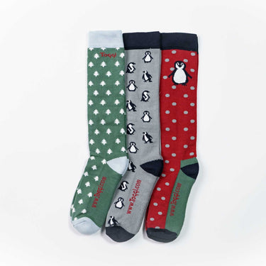 Buy Toggi Winter Penguin Ladies Riding Socks (3 Pack) - Online for Equine