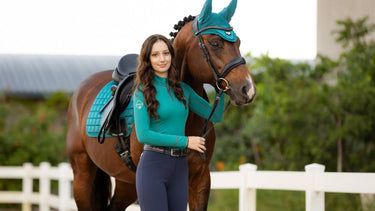 Buy LeMieux Peacock Loire Classic Dressage Square| Online for Equine