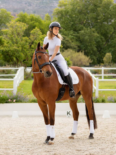 Buy LeMieux White Loire Memory Dressage Square| Online for Equine