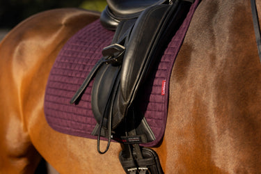 Buy the Le Mieux Fig Dressage Suede Square | Online for Equine