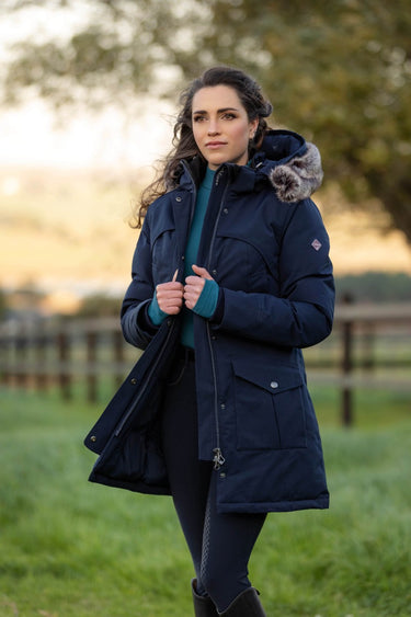 Buy the Le Mieux Storm Navy Winter Coat | Online for Equine