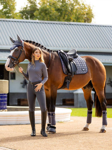 Buy LeMieux Twilight Grey Dressage Pad - Small / Medium| Online for Equine