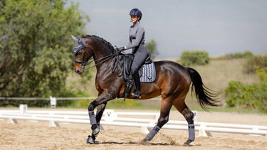 Buy LeMieux Twilight Grey Dressage Pad - Small / Medium| Online for Equine