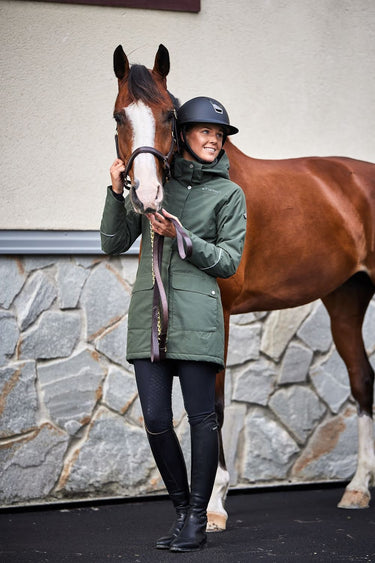 Buy Stierna Forest Green Stella Ladies Winter Short Jacket | Online for Equine
