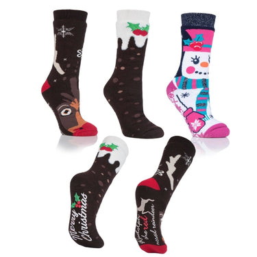 Heat Holders Ladies Christmas Socks