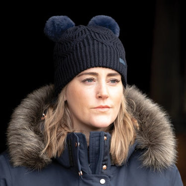 Buy Equetech Vortex Double Pom Waterproof Knit Hat|Online for Equine
