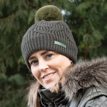 Buy Equetech Vortex Pom Waterproof Knit Hat|Online for Equine