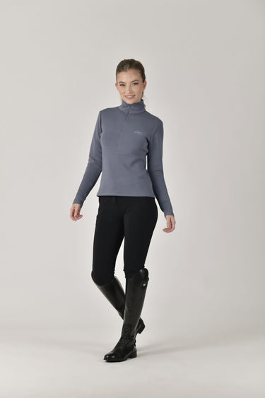 Buy Weatherbeeta Copper 1/2 Zip Long Sleeve Mid-Layer Slate Blue | Online for Equine