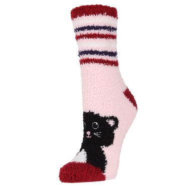 Wildfeet Cat Fluffy Boxed Socks -One Size (UK 4-8)
