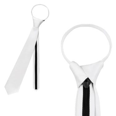 Equetech White Competition Zip Tie-White